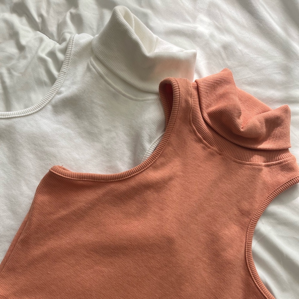 Two Turtleneck Tanks
